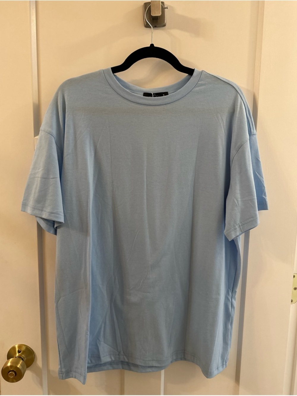 Brand new with tags oversized  Light Blue Crewneck T-Shirt